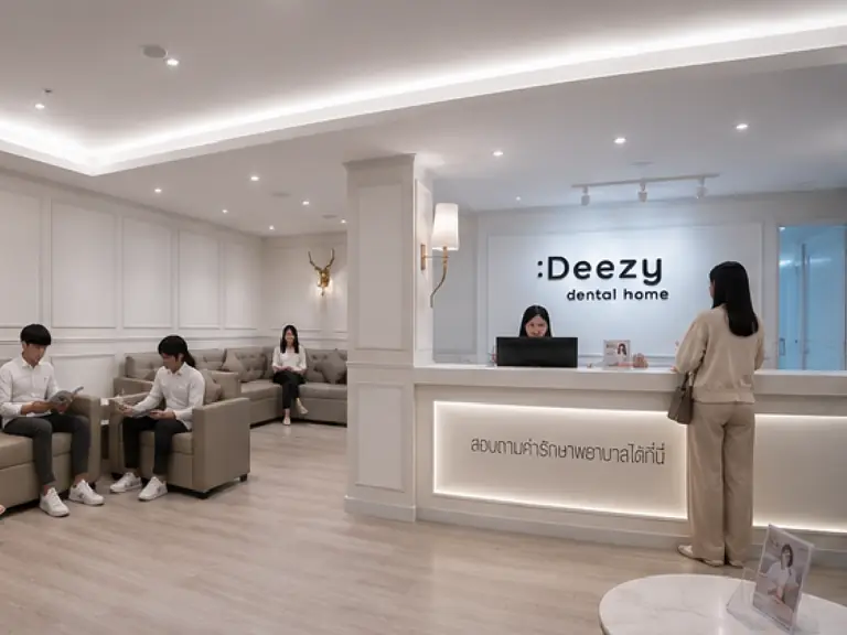 บรรยากาศภายในคลินิก ดีซี่ เดนทัล โฮม